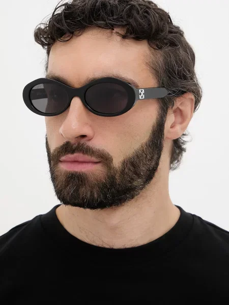 Off-White Ochelari de soare Negru alb