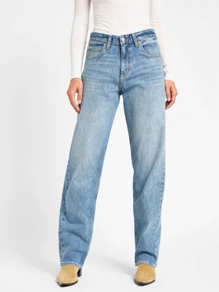 Прямі джинси Wrangler синій