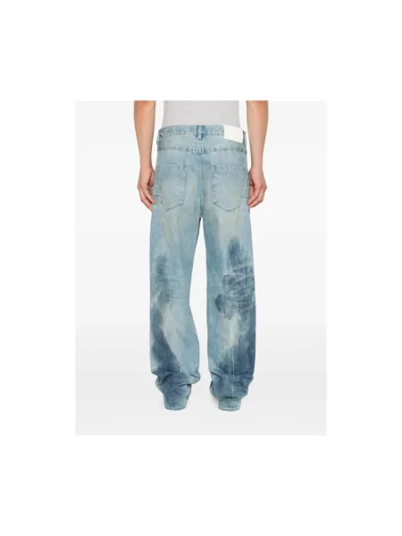 Szerokie jeansy Purple Brand niebieskie