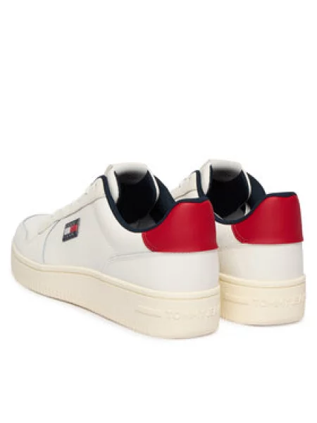 Laisvalaikio batai Tommy Jeans Tjm Retro Basket balta