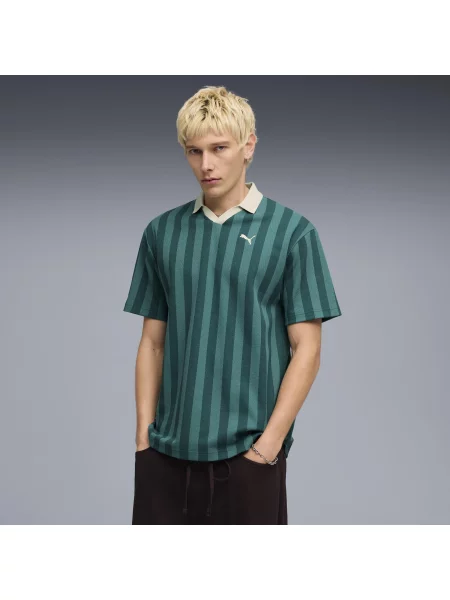 Koszulka polo PUMA Class Pinnacle o luźnym kroju PUMA szara