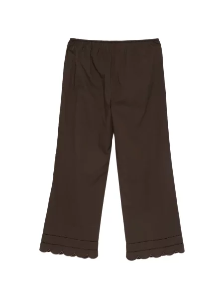 Μέση παντελόνι The Garment γραβάτες καφέ