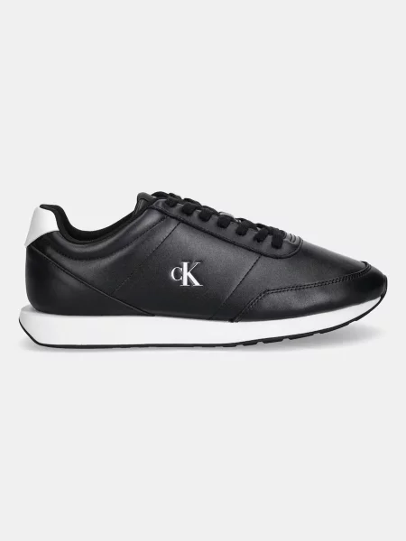 Calvin Klein sneakers RETRO RUNNER ESS LTH negru