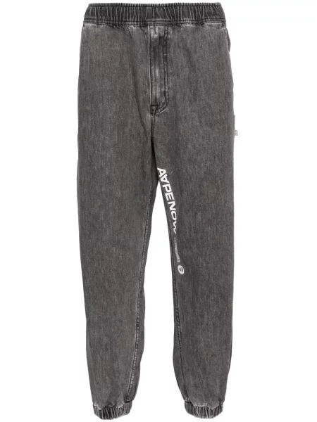 Blugi conici Aape By A Bathing Ape negru