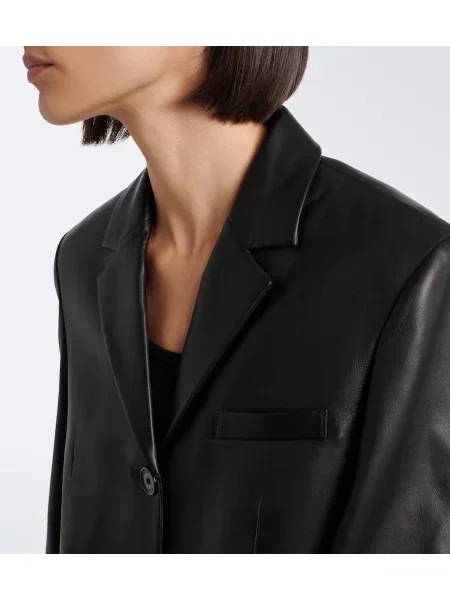 Sacou Toteme din piele negru