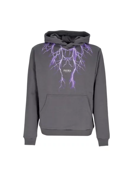 Bluza z kapturem Phobia Archive szara