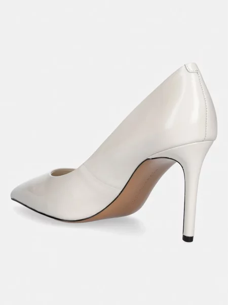 Tommy Hilfiger szpilki skórzane ESSENTIAL POINTED PUMP biała