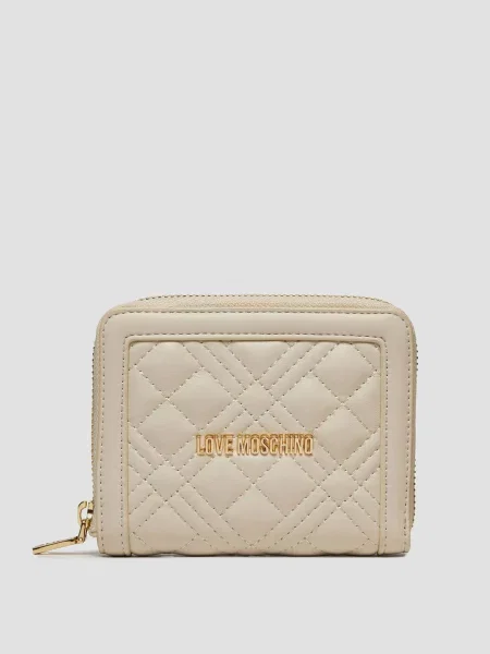 Кошелек Moschino бежевый