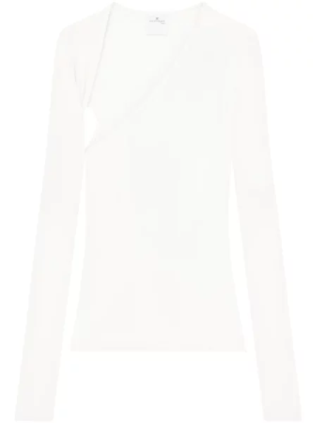 Top Courreges asymetryczny biały