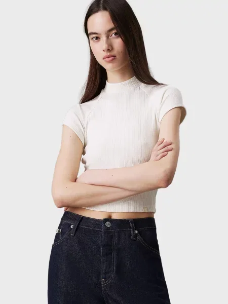 Топ Calvin Klein Jeans білий