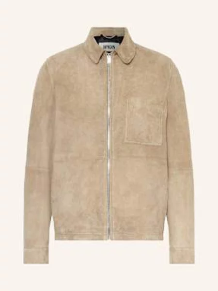 Drykorn Kurtka Skórzana Jerson beige beżowa