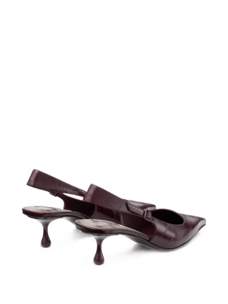 Pantofi cu toc Jimmy Choo slingback roșu