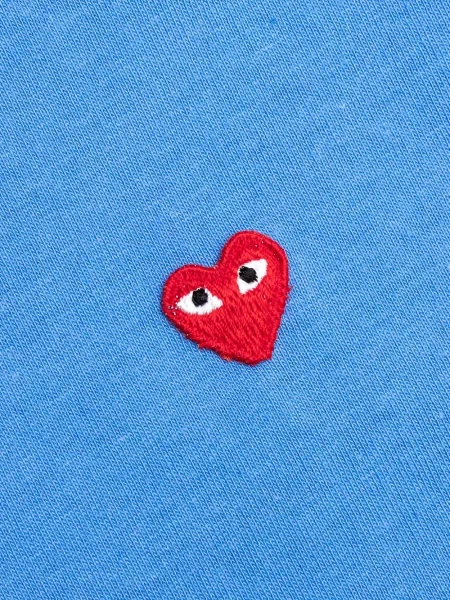 Tricou Comme Des Garcons Play lung albastru