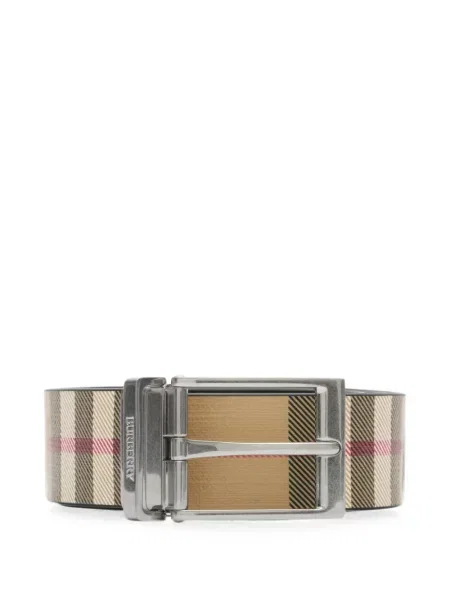 Cu centură reversibil curea Burberry în carouri