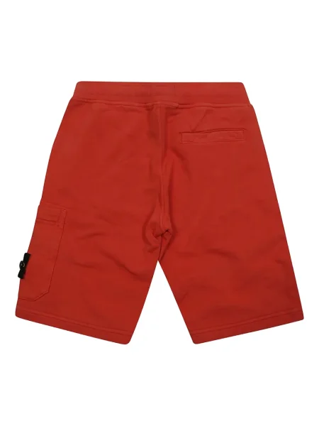 Bermudy dziecięce Stone Island czerwone