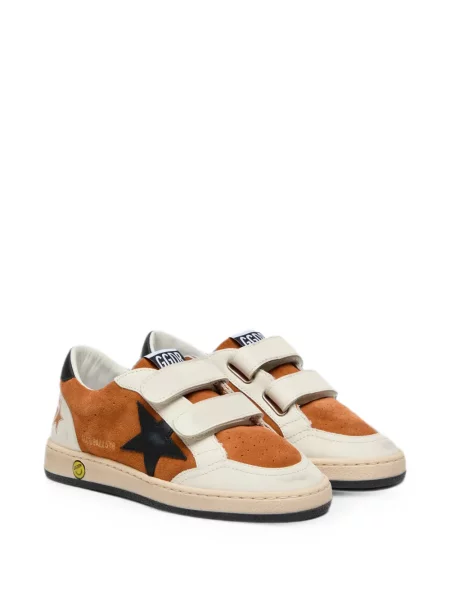 Sneakersy dziecięce Golden Goose Ball Star brązowe