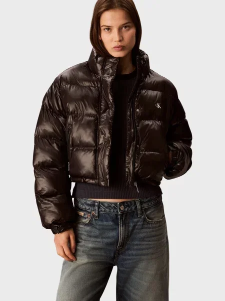 Джинсова куртка Calvin Klein Jeans чорна