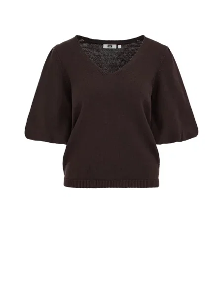 WE Fashion Pulover închis maro