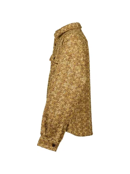Cămașă Breath din tweed galben