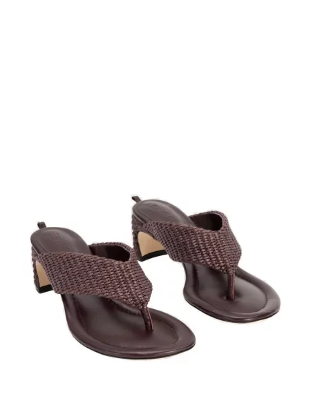Papuci tip mules By Far roșu