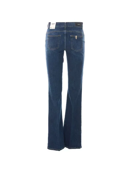 Mršav skinny fit traperice Liu Jo s autogramom plava