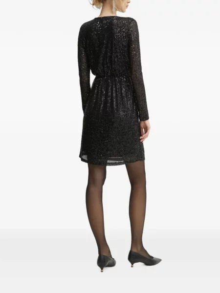 Rochie mini Morgan cu paiete plic negru