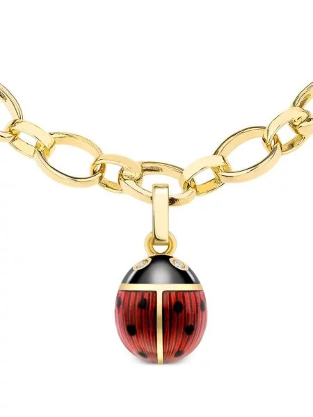 Pakabukas Fabergé raudona