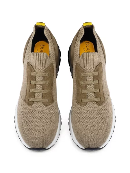 Sneakerși Doucal's tricotate maro
