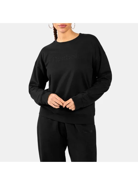 Reebok bluza crew z ćwiekowanym logounisex Black Size: czarna