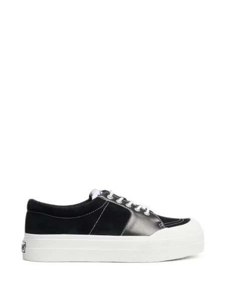 Top Ash din piele negru