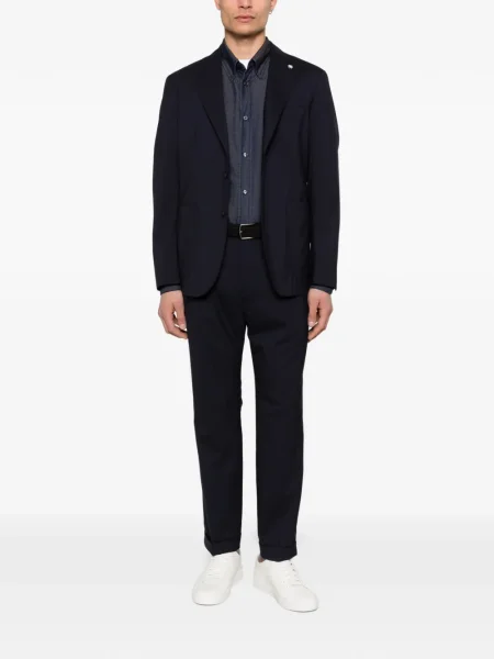 Cămașă Emporio Armani albastru