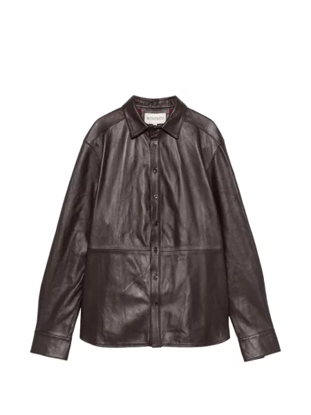 Geanta de piele Bompard violet