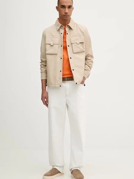 Tommy Hilfiger Polo majica oranžna