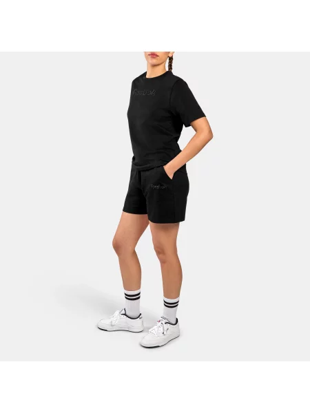 Reebok koszulka z ćwiekowanym logounisex Black Size: czarna