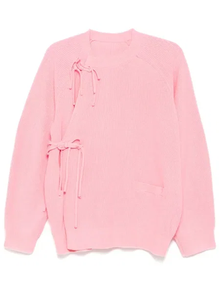 Cardigan Jnby cu decolteu în U roz