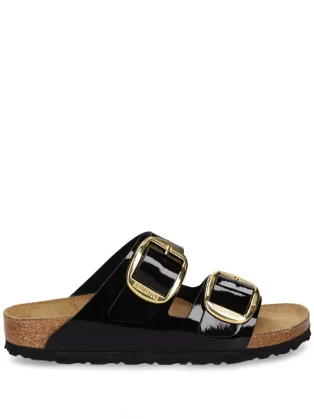 Papuci Birkenstock cu cataramă negru