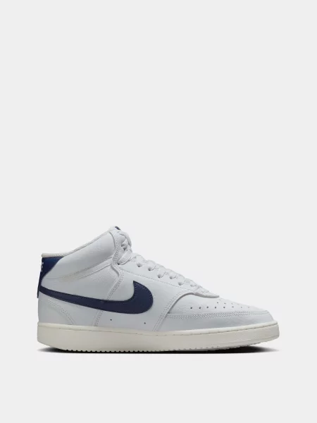 Кожаные кроссовки Nike NikeCourt белые