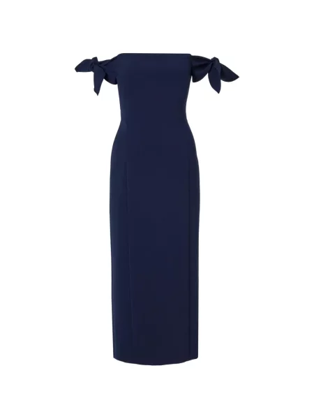 Rochie midi Carolina Herrera albastru