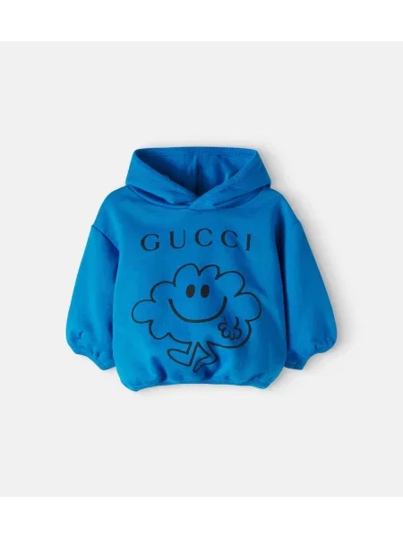 Gyerek kapucnis melegítő felső Gucci kék