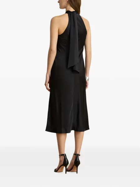 Αμάνικη μίντι φόρεμα Lauren Ralph Lauren μαύρο