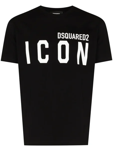 Tričko Dsquared2 čierna