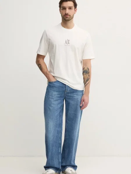 Armani Exchange tričko biela