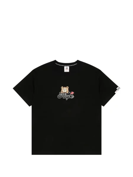 Тениска Aape By *a Bathing Ape® с принт черно