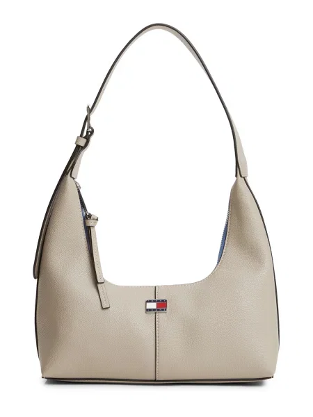 Tommy Jeans Geantă de umăr CITY deschis gri