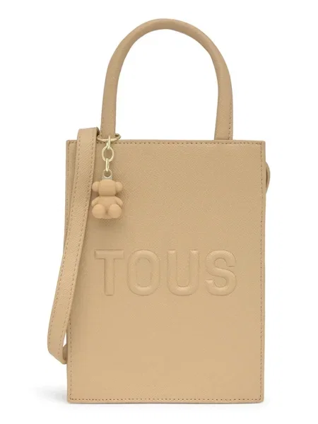 Táska TOUS MINI BOLSO POP TOUS BRENDA bézs
