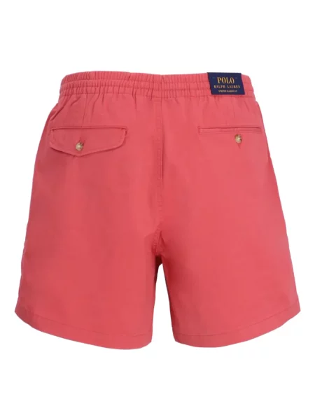 Trumpas apykaklė siuvinėta marškiniai Polo Ralph Lauren mėlyna