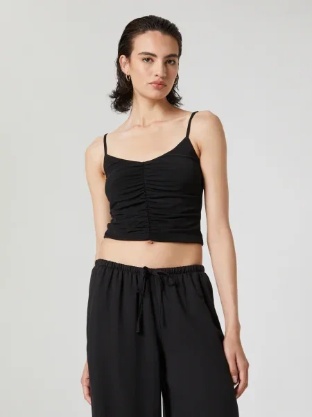 A LOT LESS Top Sofia' negru