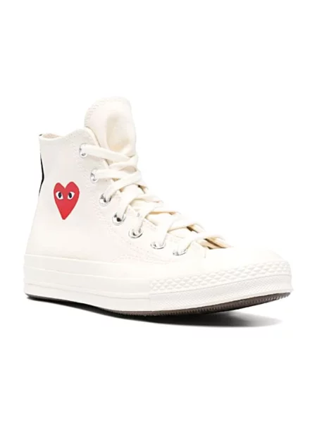 Sneakersy Comme Des Garcons Play skórzane casual czarne