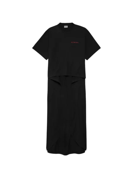Tricou Balenciaga cu imagine negru