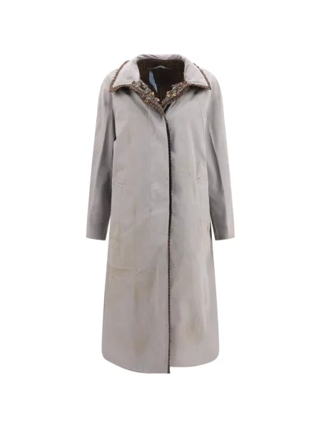 Reversibil palton Prada gri